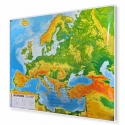 Europa fizyczna do ćwiczeń 180x150cm. Mapa magnetyczna.