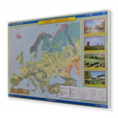 MAW Europa fiz/krajobr. str.2 NE Mapa do wpinania 160x120cm 1:4,5 mln Nowa Er