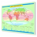 Świa strefy klimatyczne 160x120 cm. Mapa do wpinania.