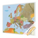 Europa Polityczno-drogowa 120x100 cm. Mapa magnetyczna.