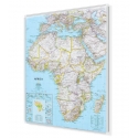 Afryka polityczna 96x118 cm. Mapa w ramie aluminiowej.