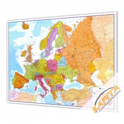 Europa Polityczno-drogowa 142x100 cm. Mapa magnetyczna.