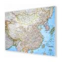 Chiny 84x60cm. Mapa w ramie aluminiowej.