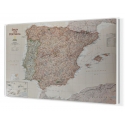 Hiszpania i Portugalia exclusive 86x57cm. Mapa magnetyczna.