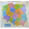 Polska administracyjna 164x148cm. Mapa ścienna.