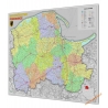 Pomorskie 98x100cm. Mapa do wpinania