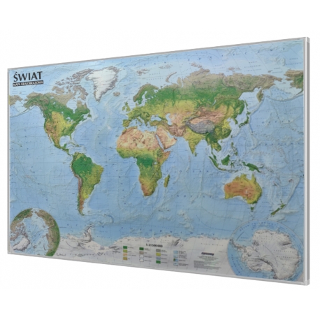 MAG Świat Krajobrazowy 1:21,5 mln Expres Mapa magnetyczna 138x95cm