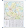 Województwo Kujawsko-Pomorskie 96x133cm.Mapa ścienna