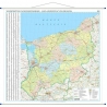 Zachodniopomorskie administracyjna 128x133 cm. Mapa ścienna.