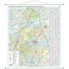 Podlaskie administracyjno-drogowa 110x142 cm. Mapa ścienna.