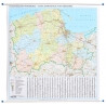 Pomorskie administracyjno-drogowa 143x100 cm. Mapa ścienna.
