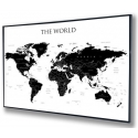 Świat Polityczny, konturowy 146x98cm. Mapa magnetyczna.