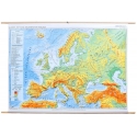Europa fizyczna z elementami ekologii 166x116cm. Mapa ścienna.