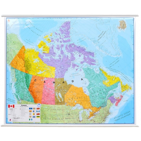 M-DR Kanada  1:4,8 mln MI Mapa scienna 126x102cm