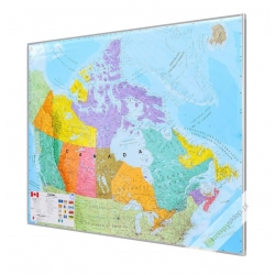 Kanada polityczna 126x102cm. Mapa magnetyczna.