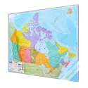 Kanada polityczna 126x102cm. Mapa magnetyczna.