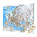 Europa Polityczna 82x62 cm. Mapa do wpinania.