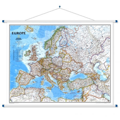 Europa Polityczna 84x60 cm. Mapa ścienna.