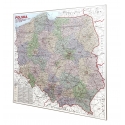 Polska-okręgi wyborcze 144x133cm. Mapa do wpinania.
