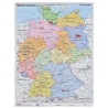 Niemcy administracyjna 67x91cm. Mapa ścienna.
