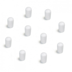 Magnes neodymowy SLIM średnica 7mm wysokość 11mm, biały/10szt.