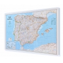 Hiszpania i Portugalia 88x55,5 cm. Mapa magnetyczna.