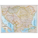 Bałkany 84x62cm. Mapa ścienna.