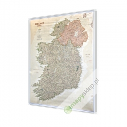 Irlandia Północna i Południowa exclusive 78x92cm. Mapa magnetyczna.