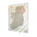 Irlandia Północna i Południowa exclusive 78x92cm. Mapa do wpinania.