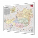 Austria administracyjna 160x120 cm. Mapa ścienna.