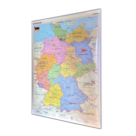 Niemcy polityczna 120x160cm. Mapa magnetyczna.