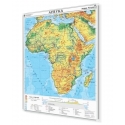 Afryka Ogólnogeograficzna 110x150cm. Mapa do wpinania.