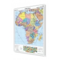 Afryka polityczna 106x140cm. Mapa do wpinania.