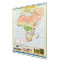 Afryka Krajobrazy 120x160cm. Mapa w ramie aluminiowej.