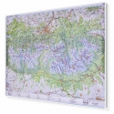 Tatry Polskie i Słowackie 150x110cm. Mapa do wpinania.