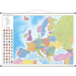Europa polityczna 147x103cm. Mapa ścienna.