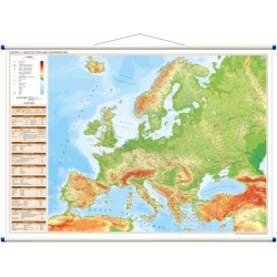 Europa fizyczna 147x103cm. Mapa ścienna.