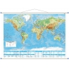 Świat fizyczny 107x73cm. Mapa ścienna.