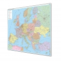 Europa drogowa 150x120cm. Mapa do wpinania.