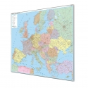 Europa drogowa 125x104cm. Mapa do wpinania.