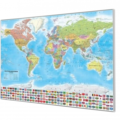 MAG Świat polityczny 1:42mln Mapa         magnetyczna 100x72cm ArtGlob 2022