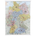 Niemcy kodowe 102x130cm. Mapa ścienna.