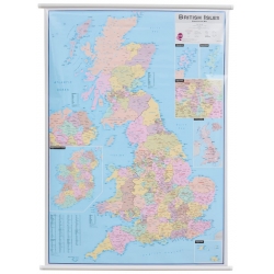 Wielka Brytania administracyjna 88x120cm. Mapa ścienna.