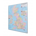 Wielka Brytania administracyjna 88x120cm. Mapa magnetyczna.