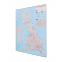 Wielka Brytania kodowa 88x120cm. Mapa magnetyczna.