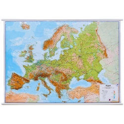 Europa fizyczna 140x100cm. Mapa ścienna.