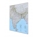 Indie 64x78 cm. Mapa w ramie aluminiowej.