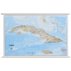 Kuba 96x62 cm. Mapa ścienna.