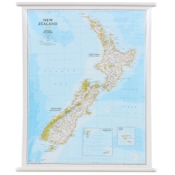 Nowa Zelandia 64x78cm. Mapa ścienna.