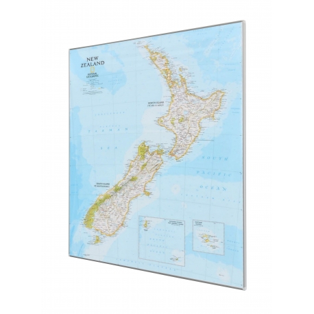 Nowa Zelandia 64x78cm. Mapa magnetyczna.